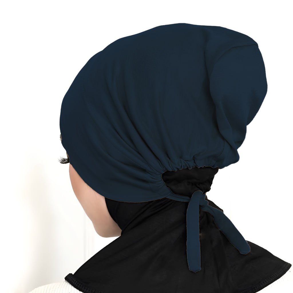 RAUDHAH Anak Tudung Cotton Inner Dewasa Adjustable dengan Getah dan Tali - Image 2