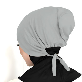 RAUDHAH Anak Tudung Cotton Inner Dewasa Adjustable dengan Getah dan Tali - Image 4