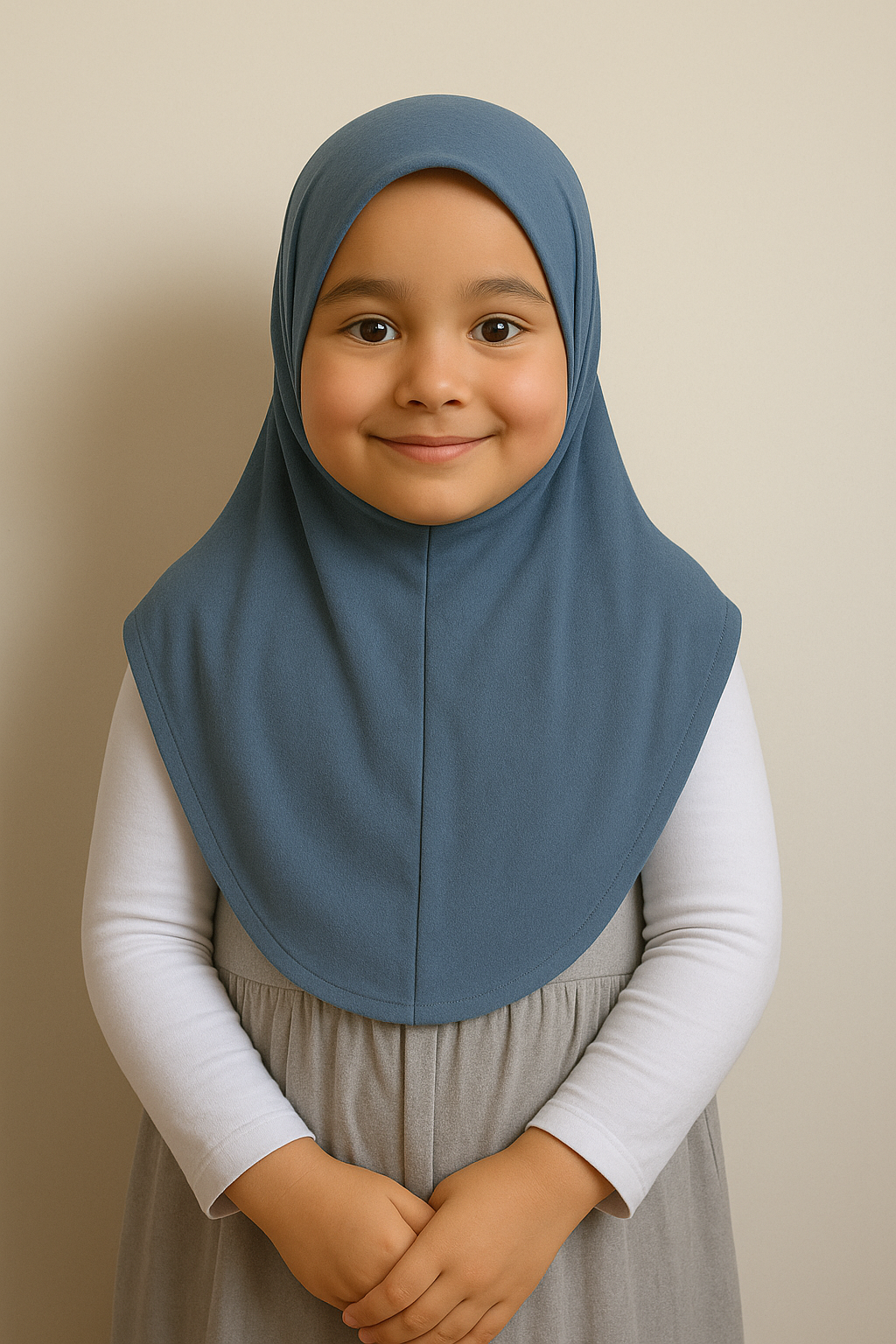 Himayya Tudung Sarung Cotton Budak NAYLA Sejuk Selesa Plain - Image 4