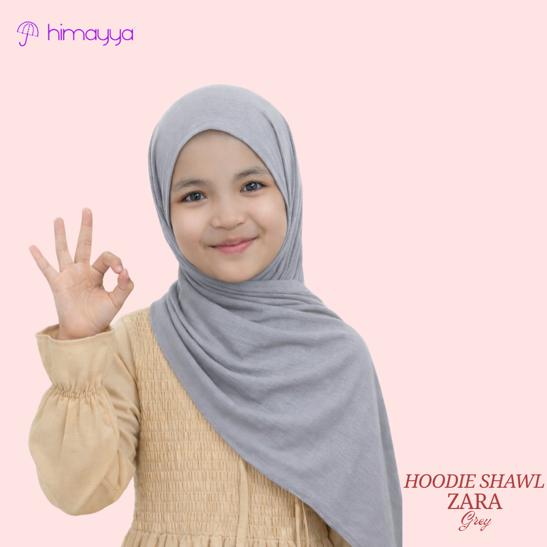 Himayya INARA Hoodie Shawl untuk Kids Kanak-kanak - Image 3
