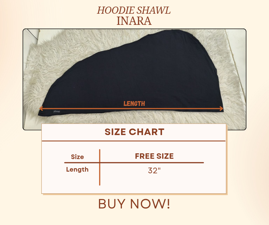 Himayya INARA Hoodie Shawl untuk Kids Kanak-kanak - Image 2