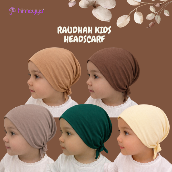 Himayya Inner Scarf Kids RAUDHAH | Anak tudung Sekolah Instant | Kualiti Terjamin